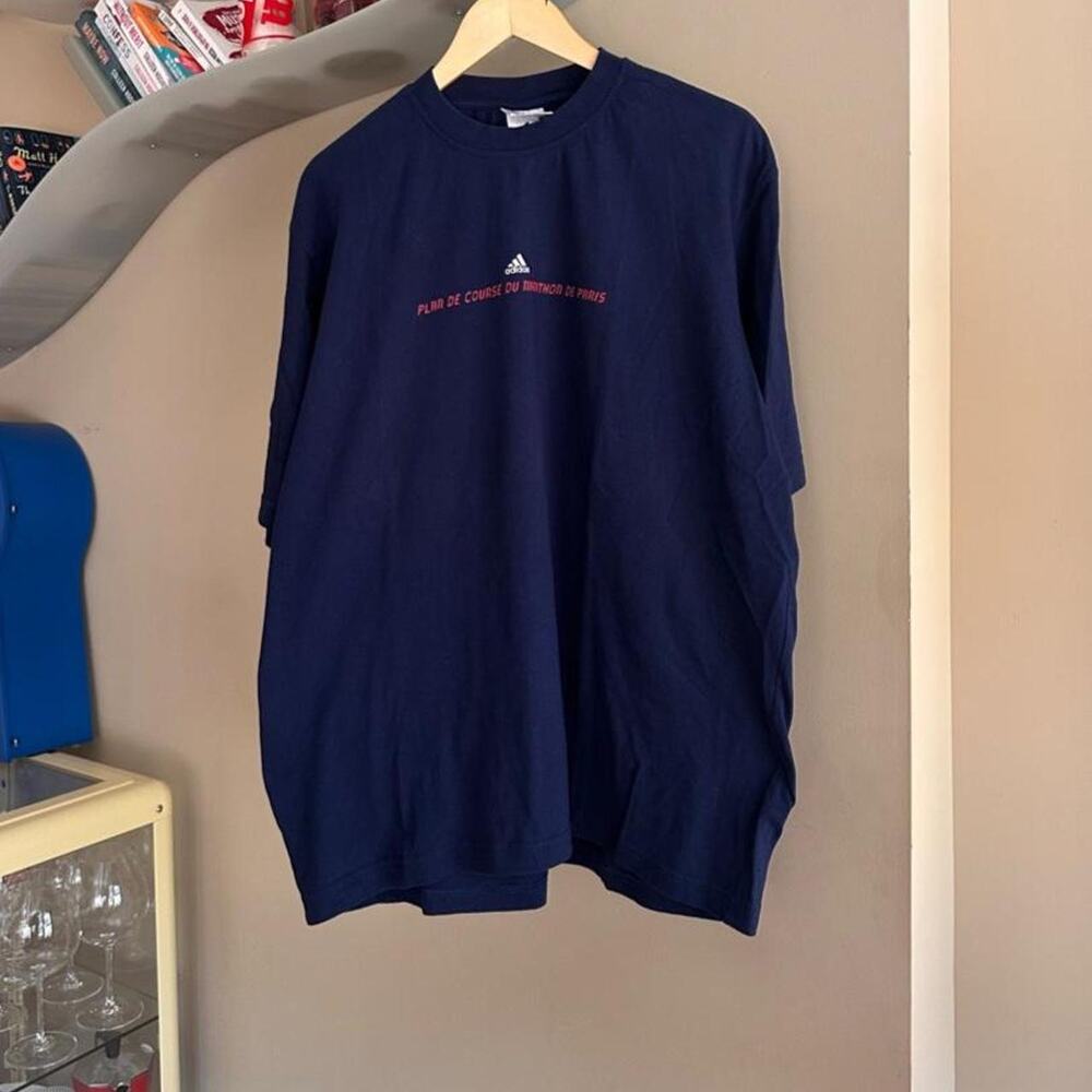 Vintage Paris Marathon Adidas Shirt
